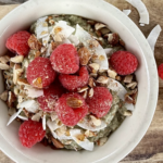 Healthy Matcha Raspberry Chia Bowl Recipe